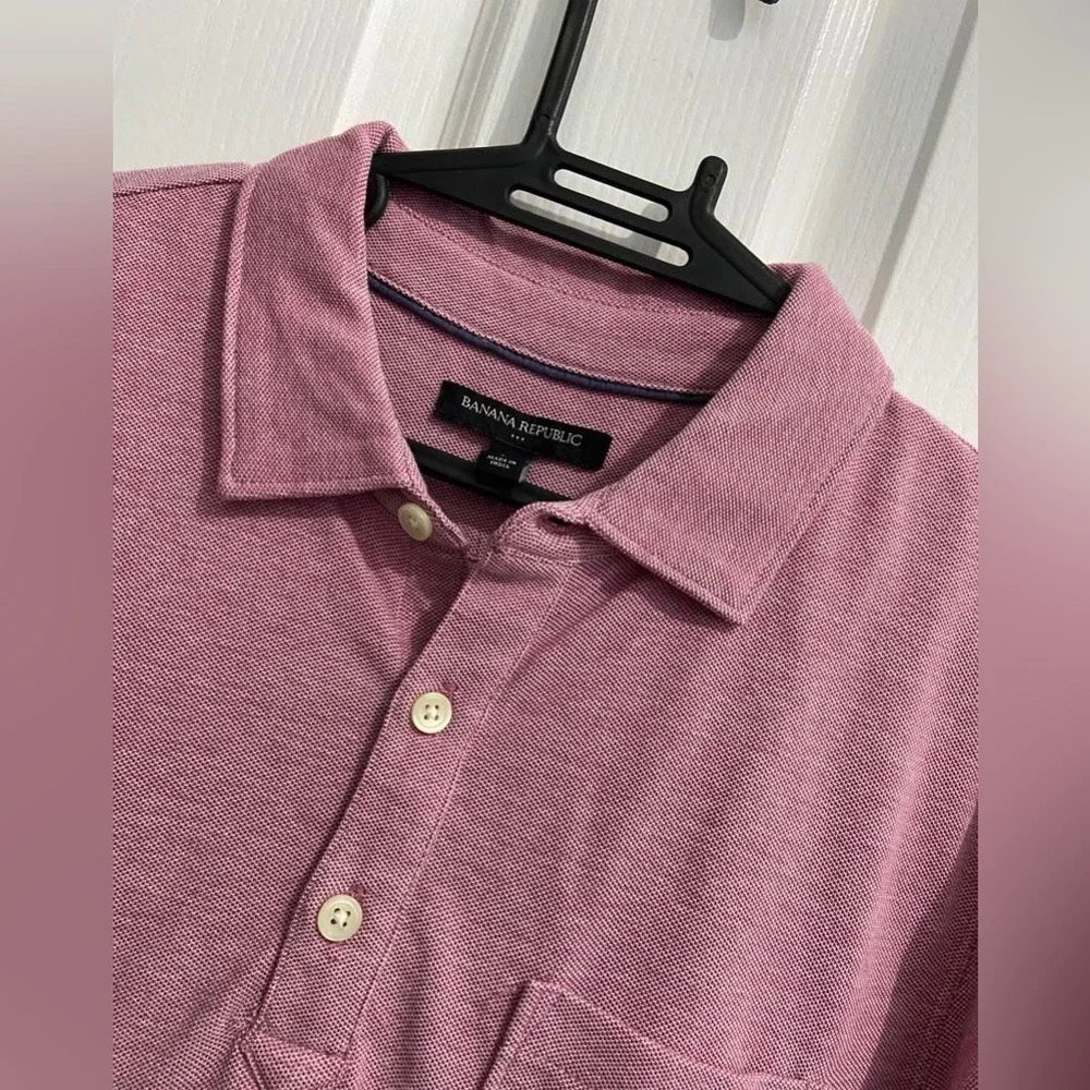 Banana Republic men’ s polo shirt size L‎